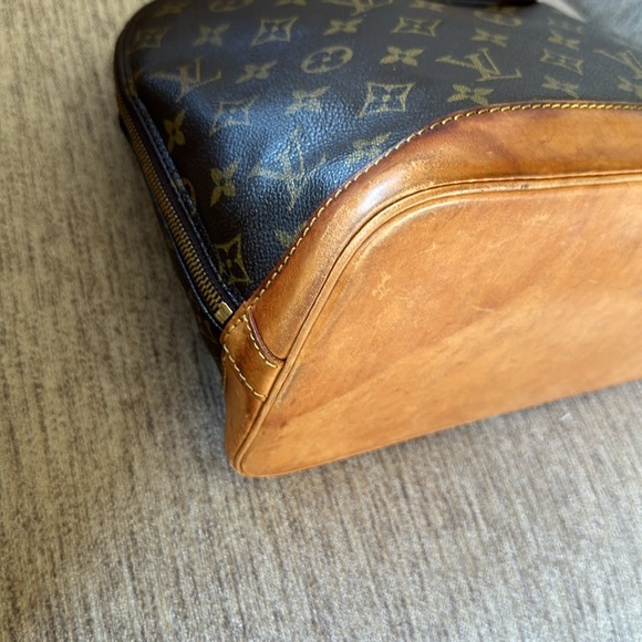 Louis Vuitton Alma Shoulder Bag PM Brown Canvas/Leather - Picture 7 of 10